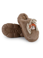 Load image into Gallery viewer, Heleey Pumpkin Cozy Character Plush Slippers