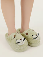 Load image into Gallery viewer, Heleey Minty Snuggle Chipmunk Plush Slippers