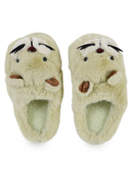 Load image into Gallery viewer, Heleey Minty Snuggle Chipmunk Plush Slippers
