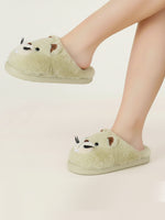 Load image into Gallery viewer, Heleey Minty Snuggle Chipmunk Plush Slippers