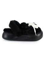 Load image into Gallery viewer, Heleey Midnight Goofy Eyes Plush Slippers