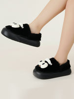 Load image into Gallery viewer, Heleey Midnight Goofy Eyes Plush Slippers