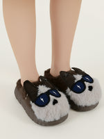 Load image into Gallery viewer, Heleey Cool Pup Shades Plush Slippers