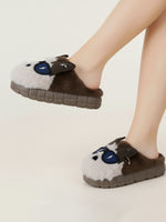 Load image into Gallery viewer, Heleey Cool Pup Shades Plush Slippers