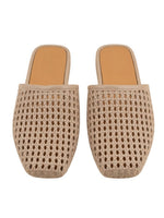 Load image into Gallery viewer, Heleey Ivory Weave Comfort Mules