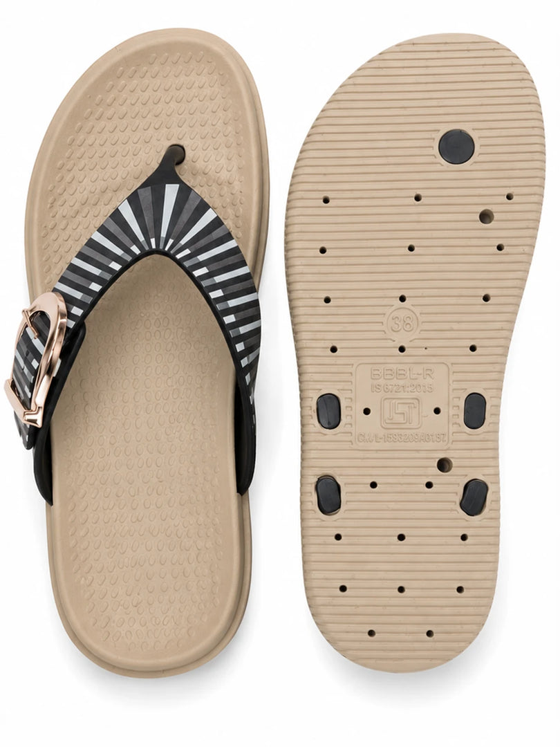 Heleey Sunburst Comfort Flip-Flops