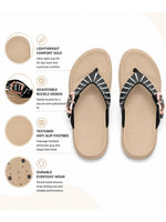 Load image into Gallery viewer, Heleey Sunburst Comfort Flip-Flops