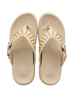 Load image into Gallery viewer, Heleey Golden Glow Comfort Flip-Flops