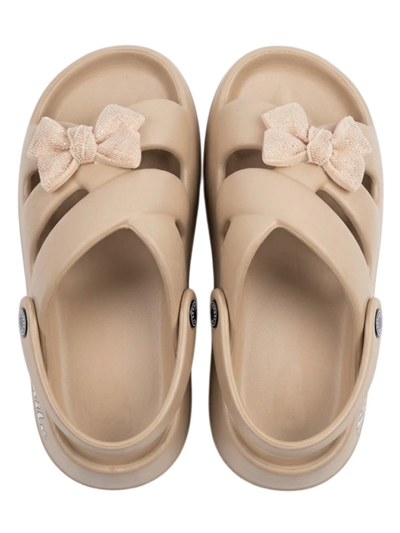 Heleey Bow Bliss Comfort Clogs