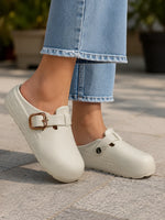 Load image into Gallery viewer, Heleey Cloud Buckle Comfort Clogs