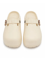 Load image into Gallery viewer, Heleey Ivory Luxe Clogs
