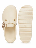 Load image into Gallery viewer, Heleey Ivory Luxe Clogs
