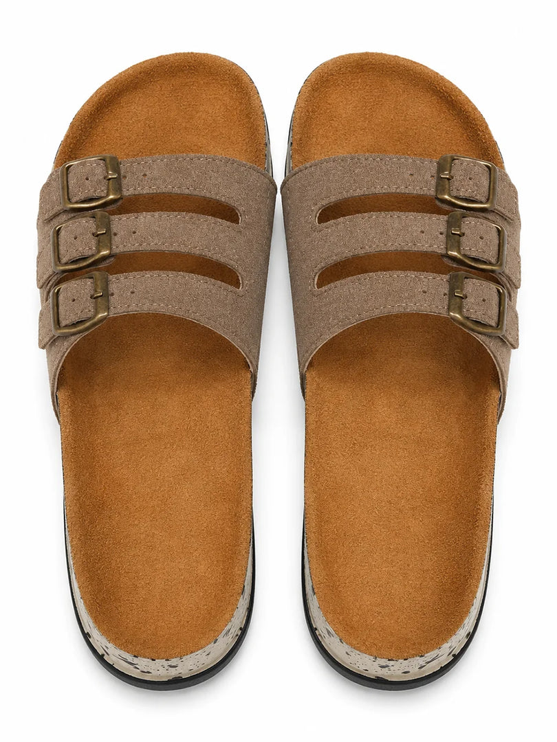 Heleey Desert Mist Buckle Slides