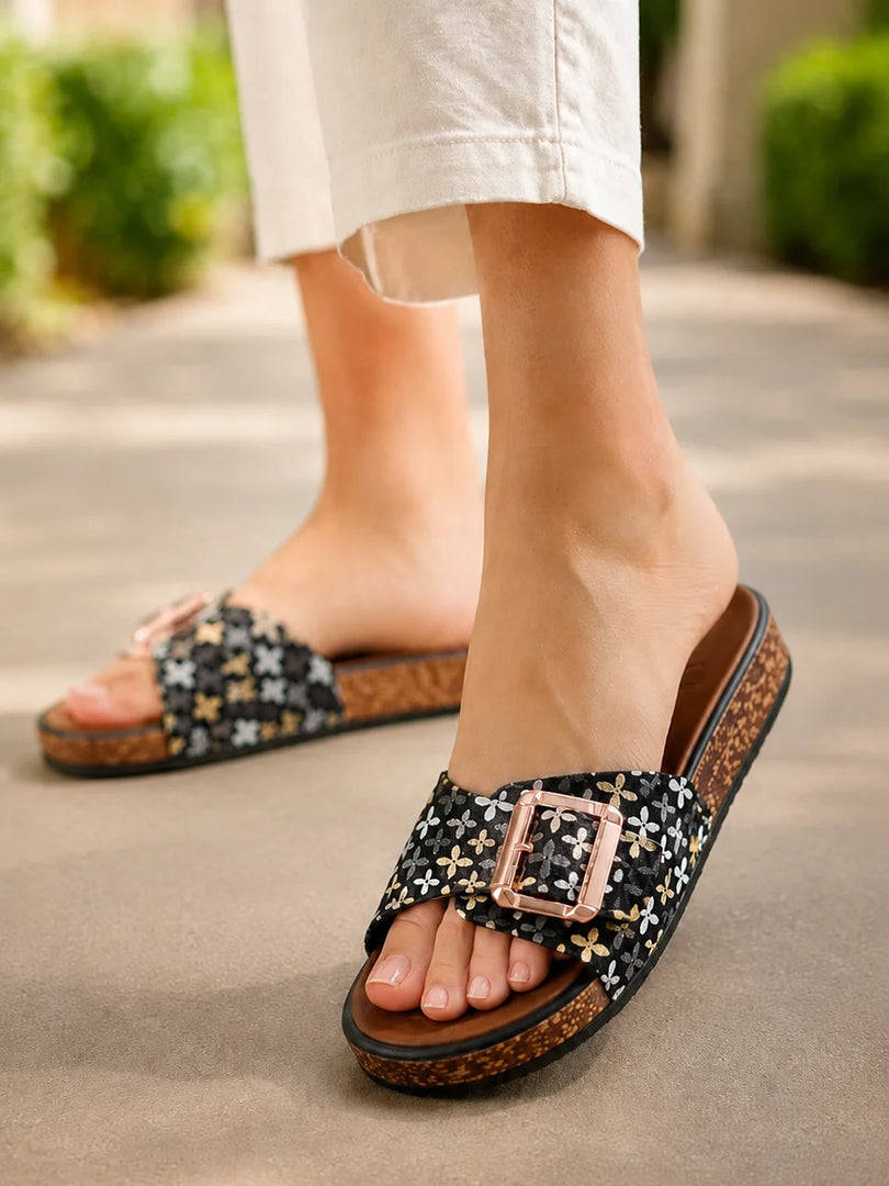 Heleey Blossom Glow Slides