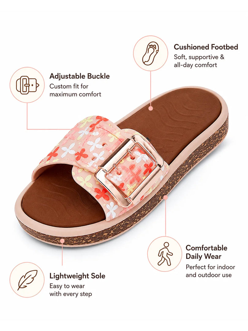 Heleey Petal Charm Slides