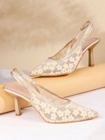 Load image into Gallery viewer, Whisper Bloom Sling Heels
