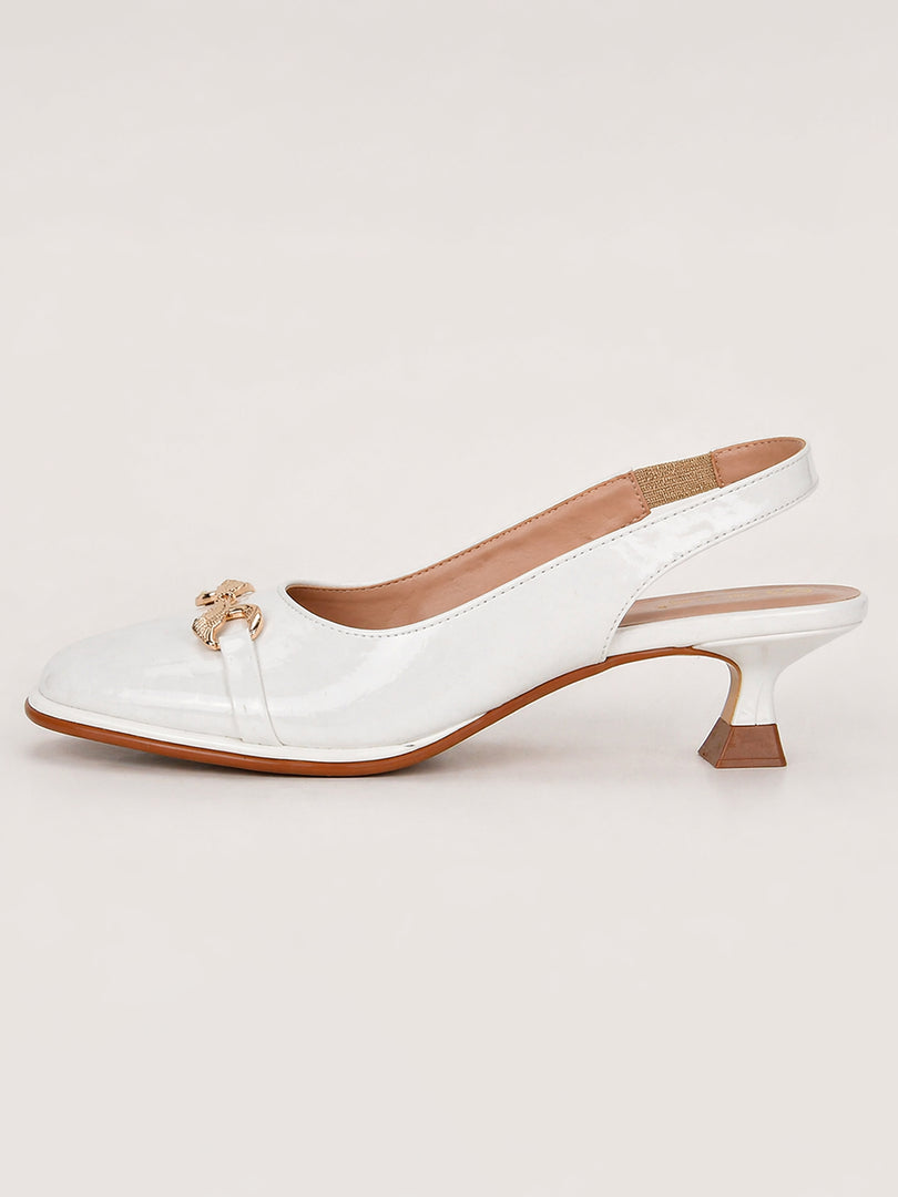 Ivory Grace Sling Heels