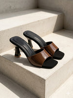 Load image into Gallery viewer, Cocoa Chic Slide Heels