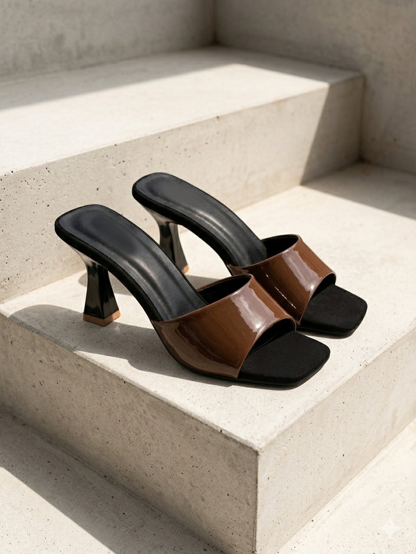 Cocoa Chic Slide Heels
