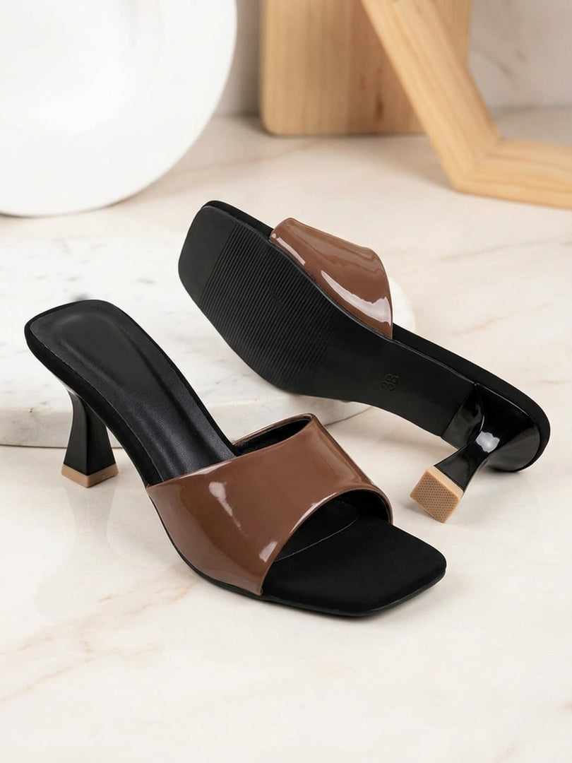 Cocoa Chic Slide Heels