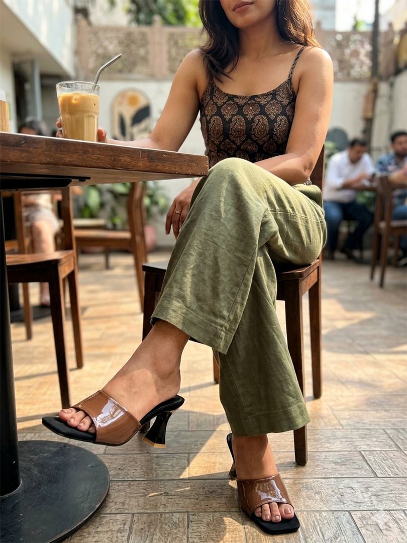 Cocoa Chic Slide Heels