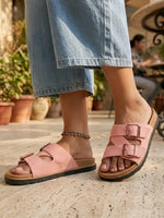 Load image into Gallery viewer, Heleey Blush Bloom Comfort Slides