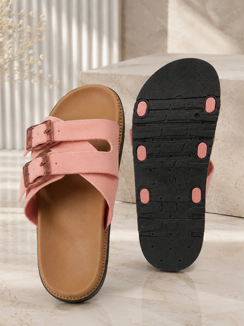 Heleey Blush Bloom Comfort Slides