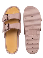 Load image into Gallery viewer, Heleey Blush Buckle Comfort Slides