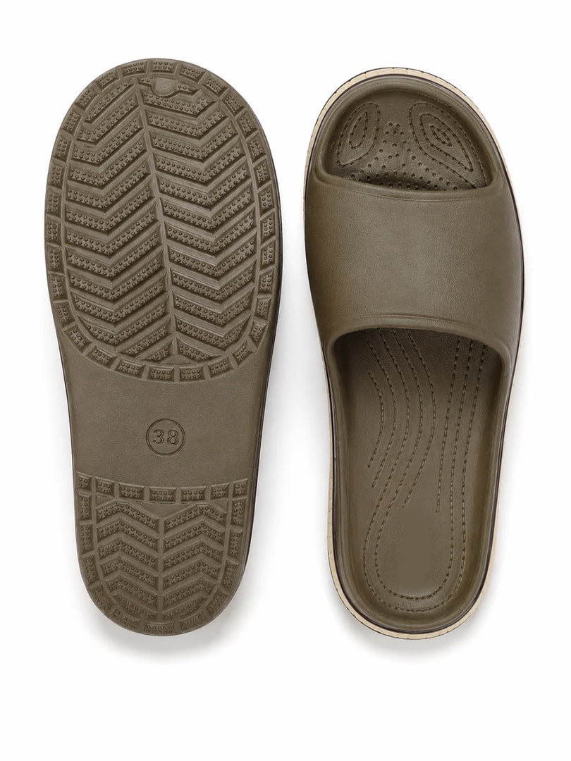 Olive Ease Comfort Slides
