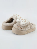 Load image into Gallery viewer, Heleey Cozy Plush Bow Slippers
