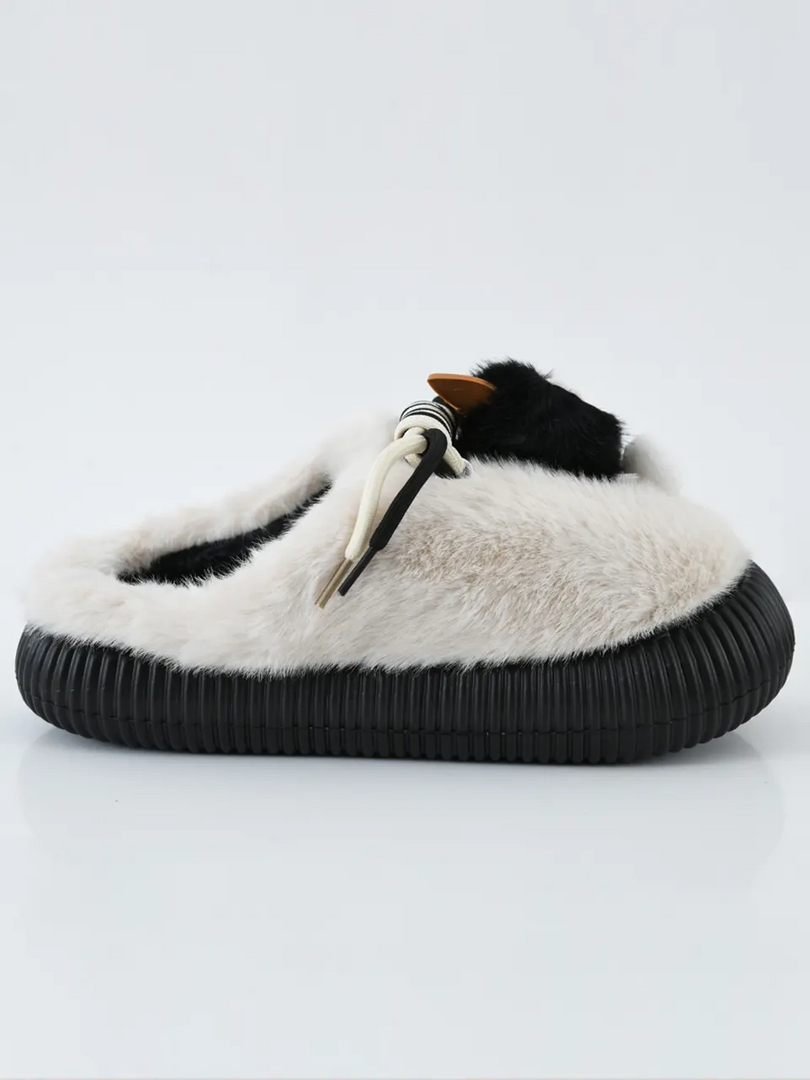 Heleey Cute Kitty Plush Comfort Slippers
