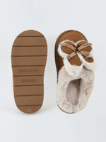 Load image into Gallery viewer, Heleey Warm Bow Plush Winter Slippers