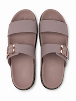 Load image into Gallery viewer, Blush Glow Buckle Slides