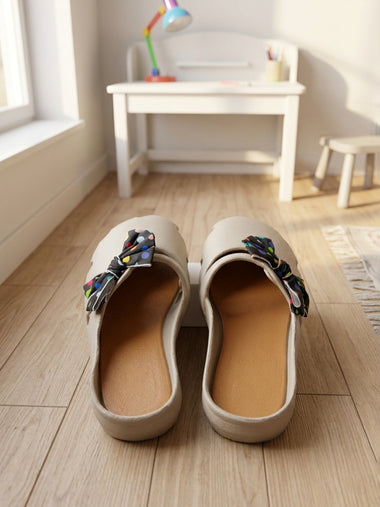 Pebble Pop Bow Slides