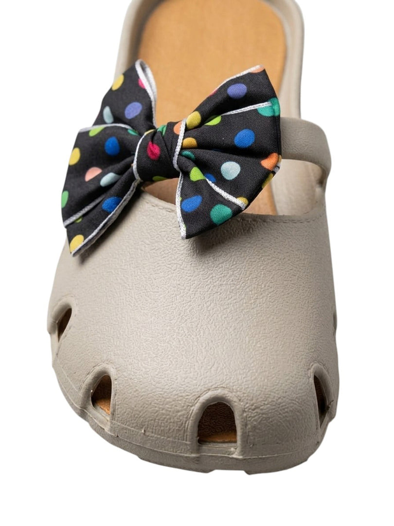 Pebble Pop Bow Slides