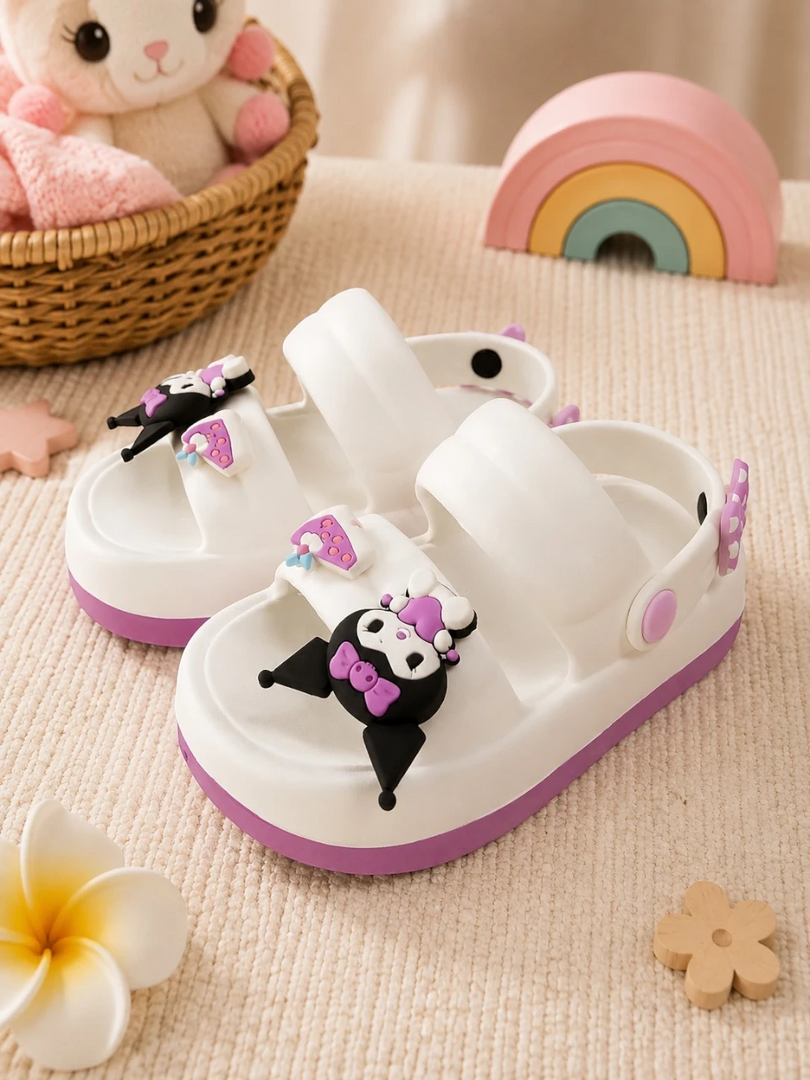 Heleey Kawaii Charm Platform Clogs
