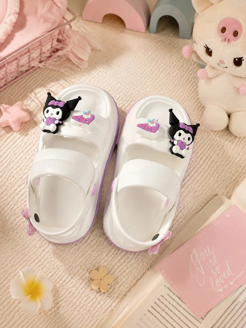 Heleey Kawaii Charm Platform Clogs