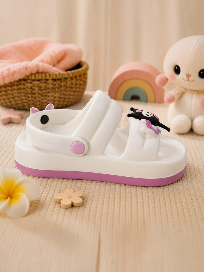 Heleey Kawaii Charm Platform Clogs