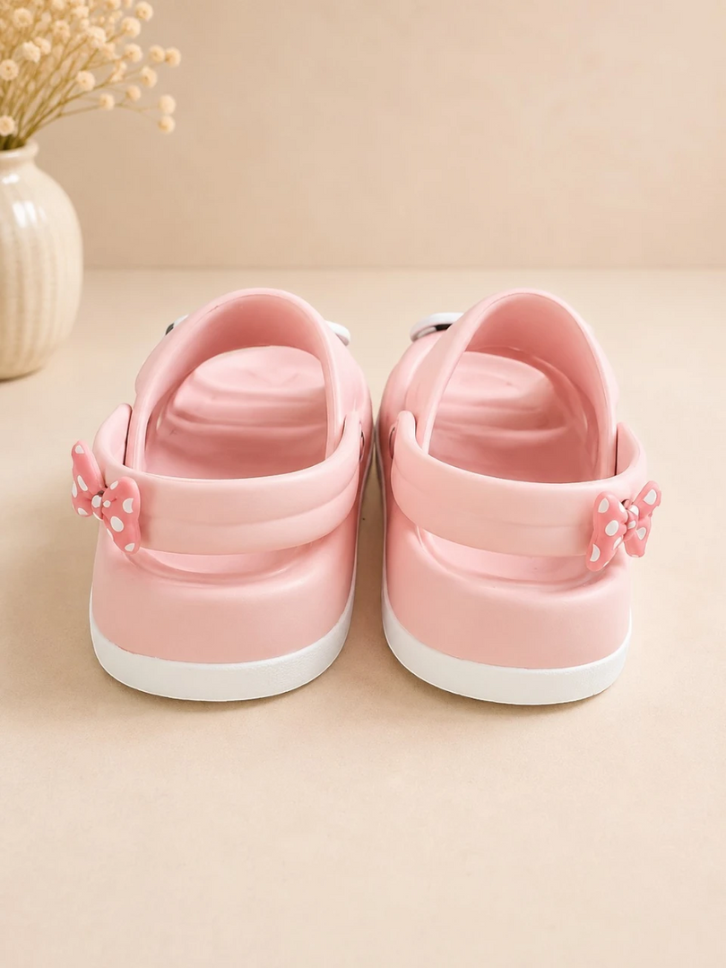Heleey Kawaii Charm Pink Platform Clogs