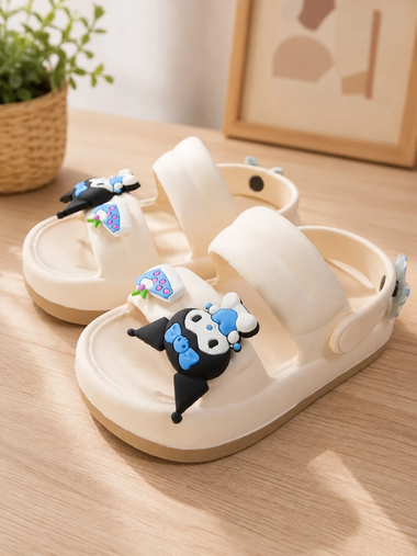 Heleey Kawaii Charm Blue Platform Clogs