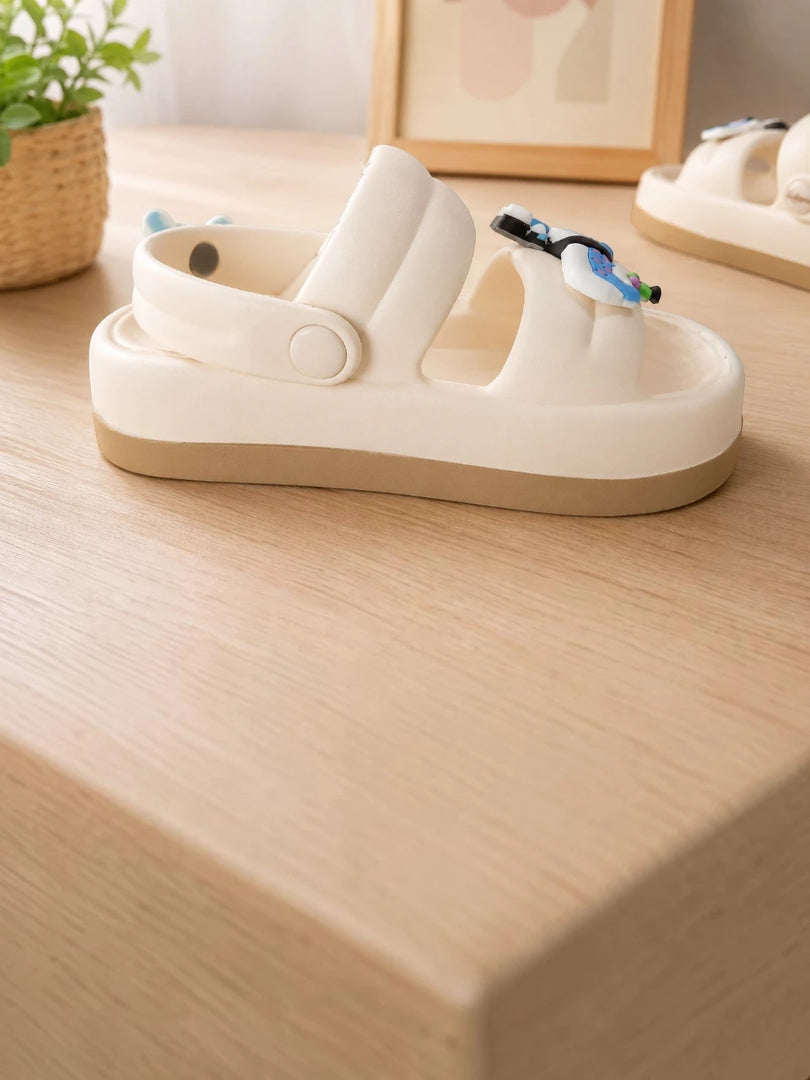 Heleey Kawaii Charm Blue Platform Clogs