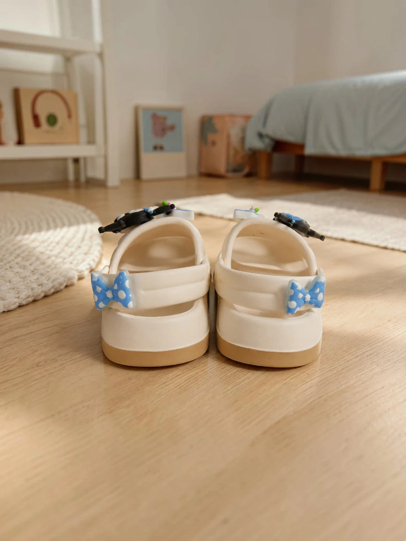 Heleey Kawaii Charm Blue Platform Clogs
