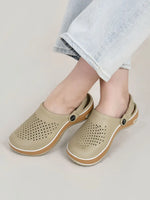 Load image into Gallery viewer, Heleey Light beige Rubber Crocs