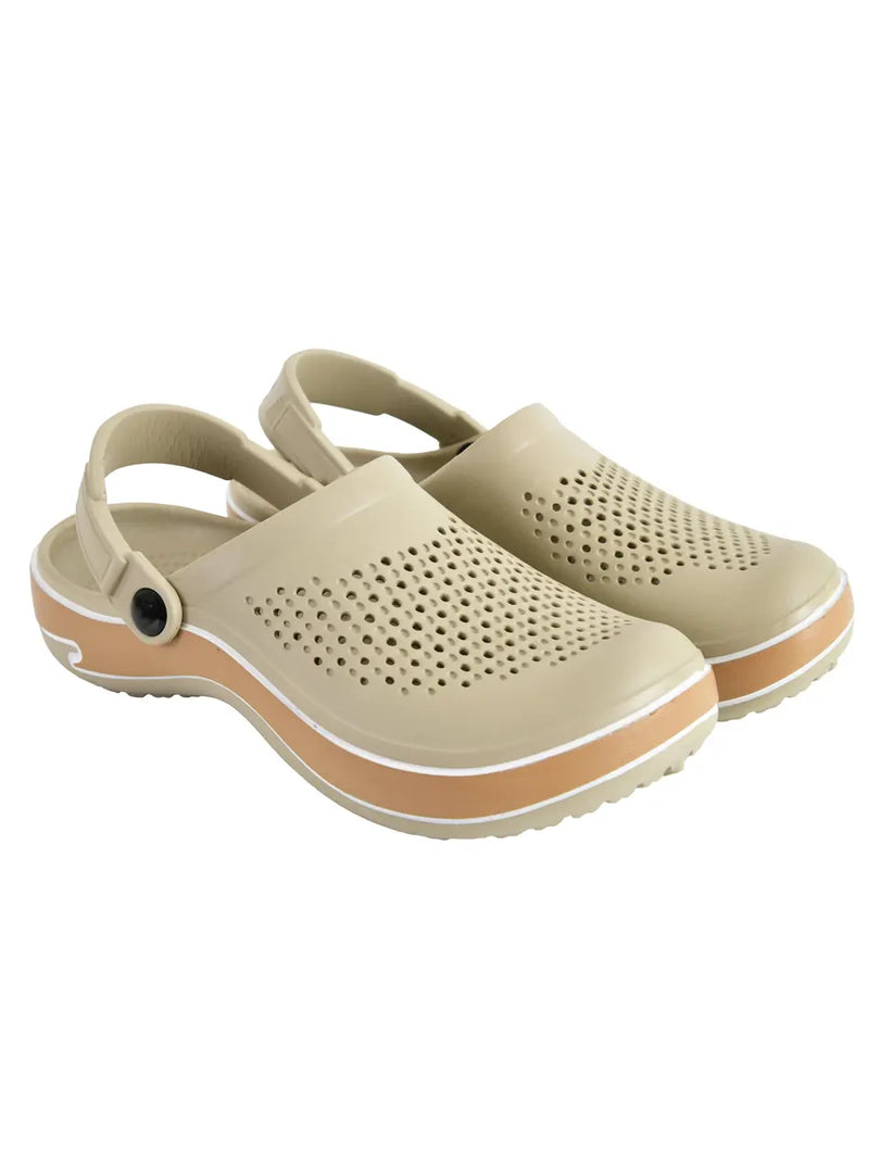 Heleey Light beige Rubber Crocs