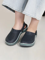 Load image into Gallery viewer, Heleey Literide Rubber Blue Clogs
