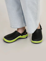Load image into Gallery viewer, Heleey Literide Rubber Black Clogs