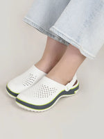 Load image into Gallery viewer, Heleey Literide Rubber White Clogs