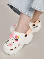 Load image into Gallery viewer, Heleey Girl Round-Toe White Slip-On Flip-Flops SC-25