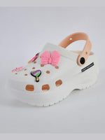 Load image into Gallery viewer, Heleey Girl Round-Toe White Slip-On Flip-Flops SC-25