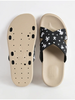 Load image into Gallery viewer, Heleey Flat Off Black Crocs SC-28